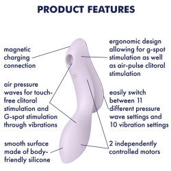Satisfyer Stimulateur de clitoris Curvy trinity 2 Satisfyer
